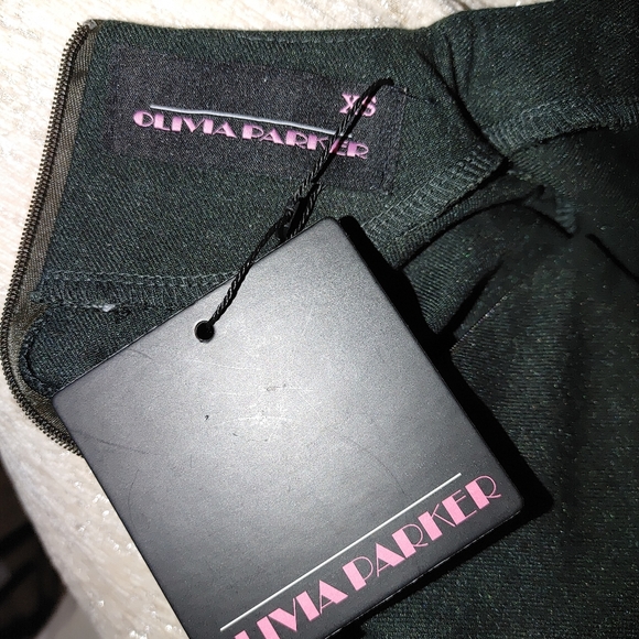 OLIVIA PARKER KATE TOP WITH SQUARED HEM, GREEN XS - Picture 4 of 7